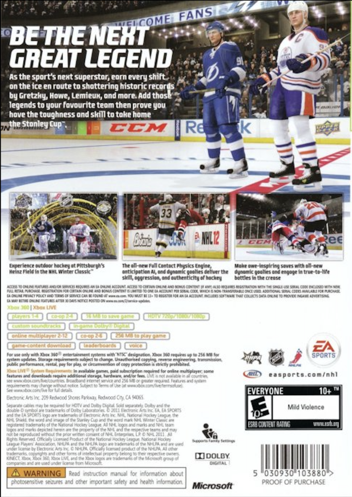 NHL 12 (NTSC)
