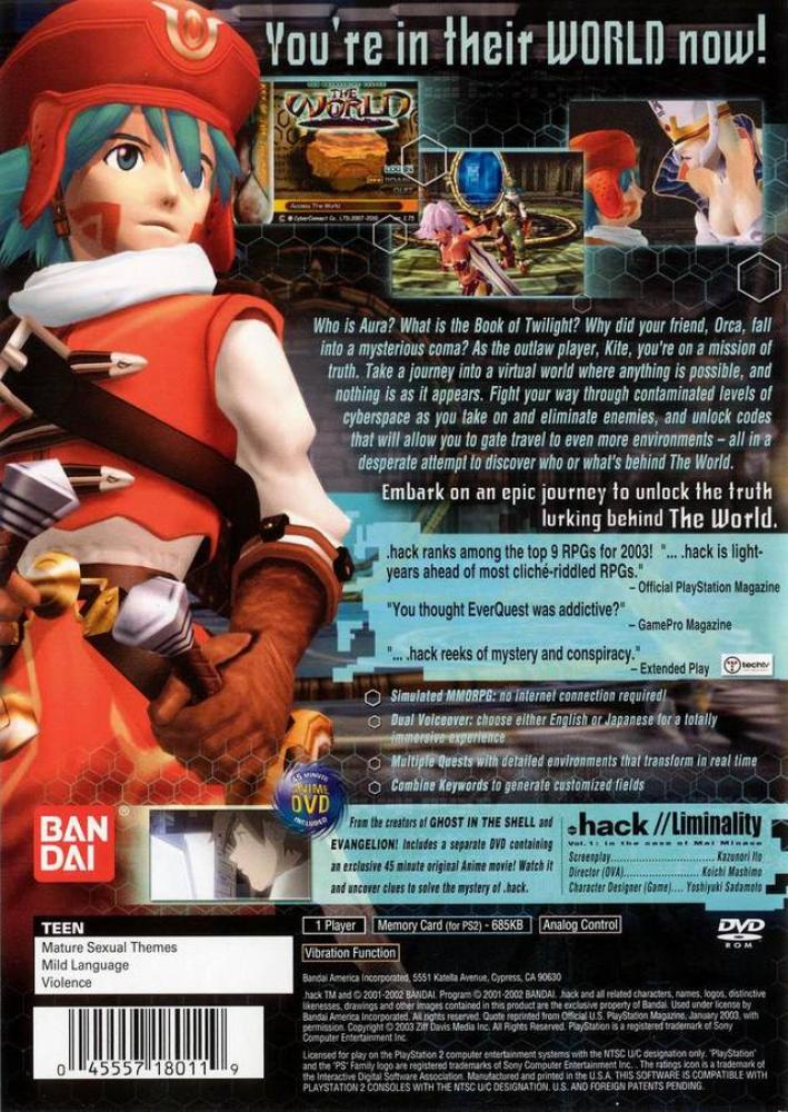 DOT hack Infection Part 1 (NTSC)
