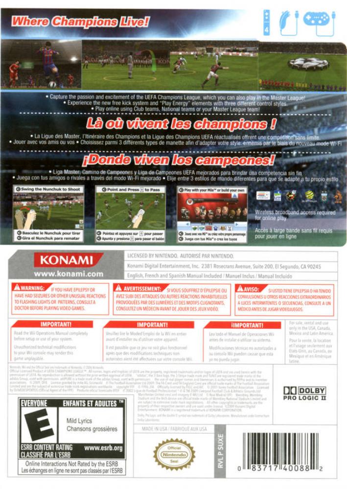 Pro Evolution Soccer 2010 (NTSC)