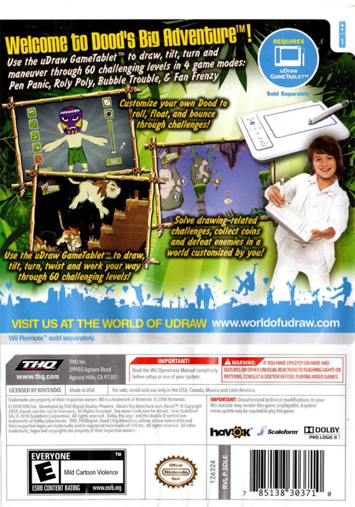uDraw Dood's Big Adventure (NTSC)