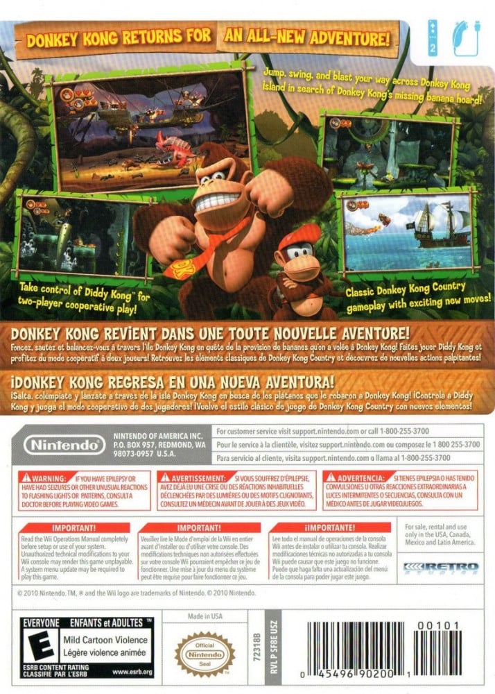 Donkey Kong Country Returns (NTSC)