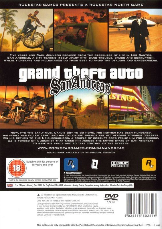 Grand Theft Auto San Andreas (PAL)