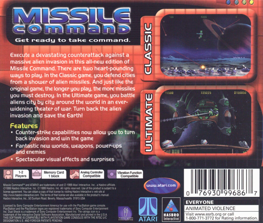 Missile Command (NTSC)