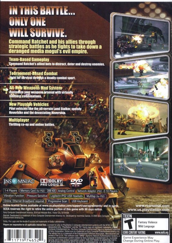 Ratchet Deadlocked (NTSC)
