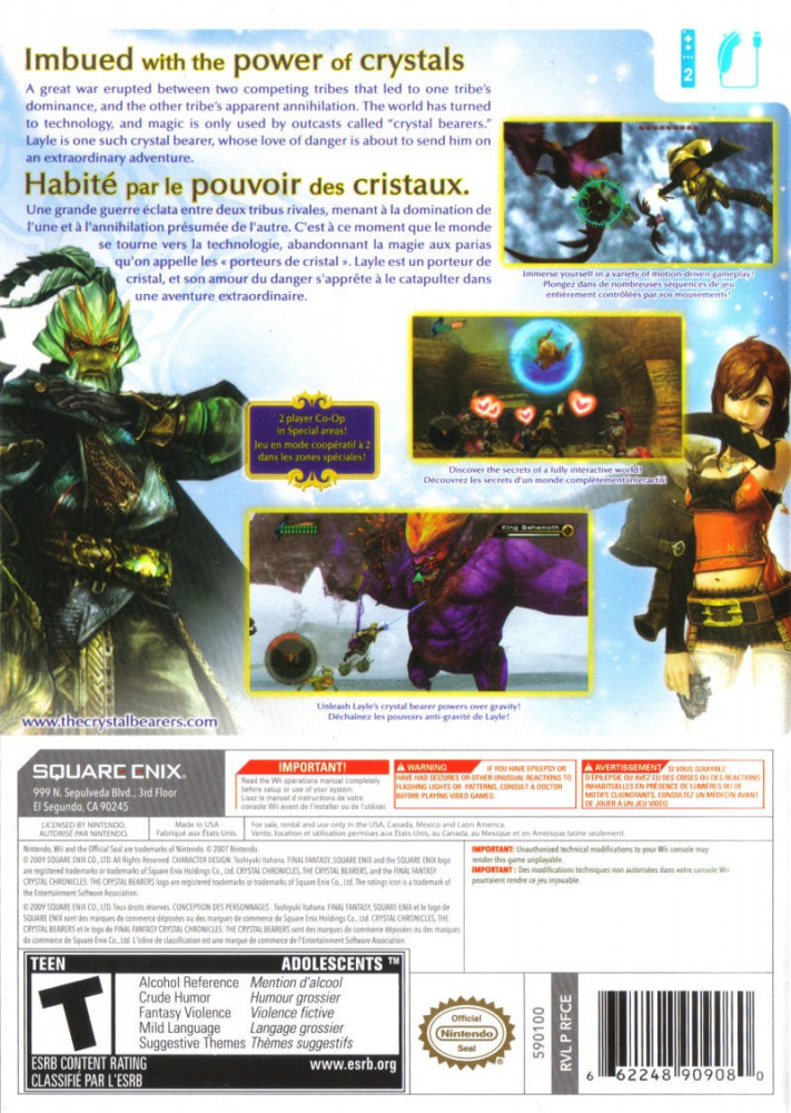 Final Fantasy Crystal Chronicles the Crystal Bearers (NTSC)