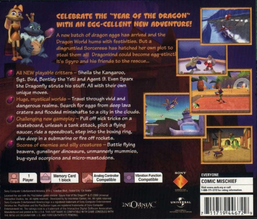 Spyro Year of the Dragon (NTSC)