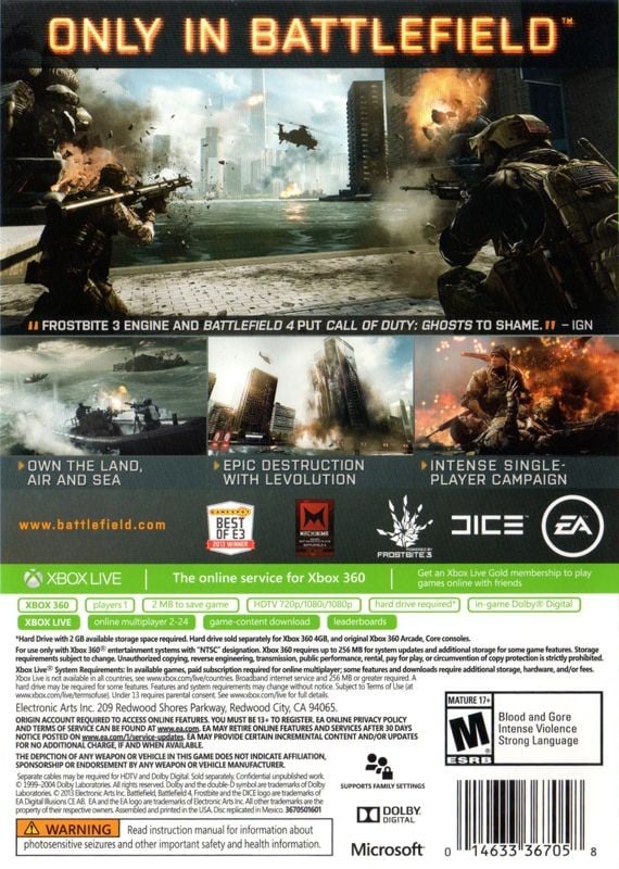 Battlefield 4 (NTSC)