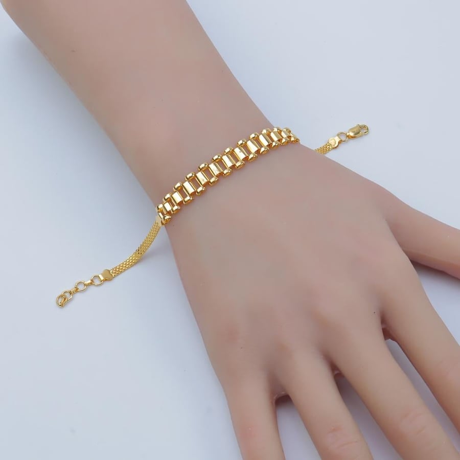 Rolex gold bracelet, 21 karat, weighing 6.14 grams