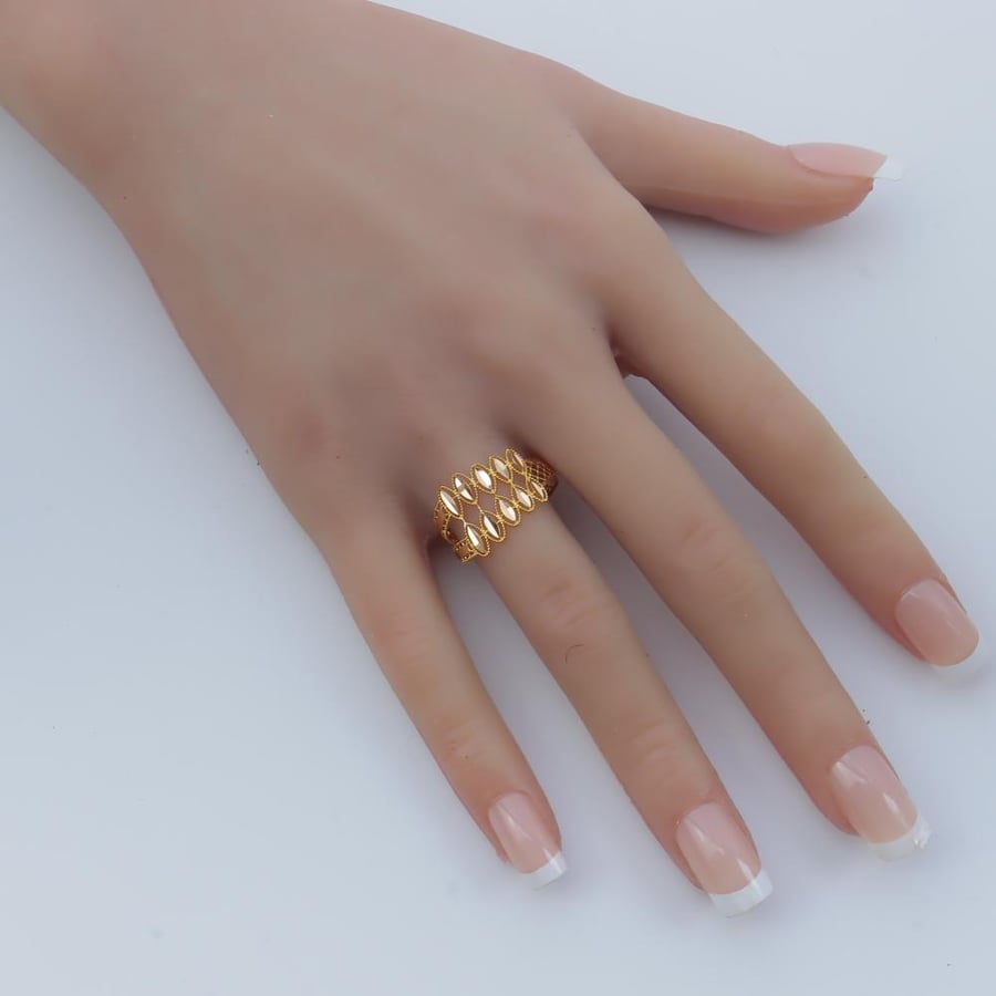 خاتم ذهب عيار 21