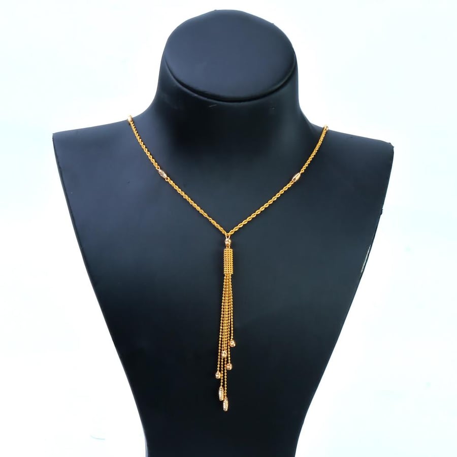 Trend rosary, 21 karat gold, weighing 5.46 grams