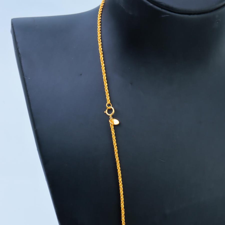 Trend rosary, 21 karat gold, weighing 5.46 grams