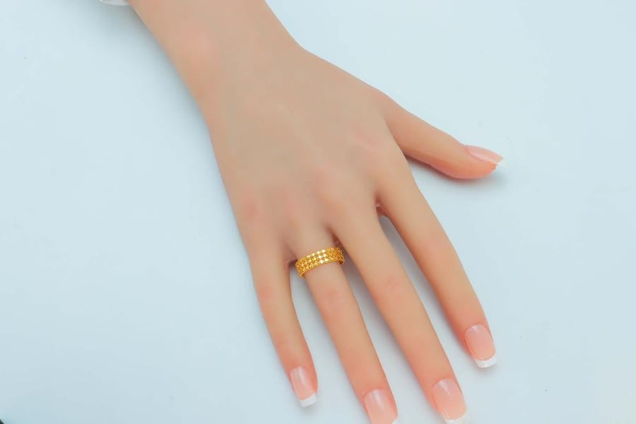 دبلة ذهب عيار 21