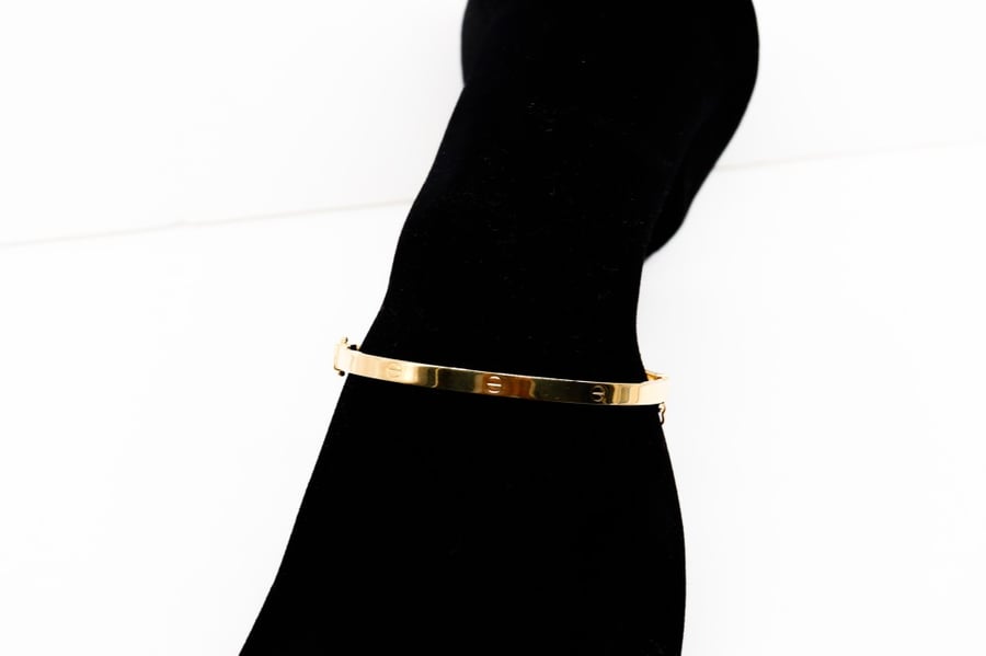 سوارة كارتير ذهب صافي عيار 18