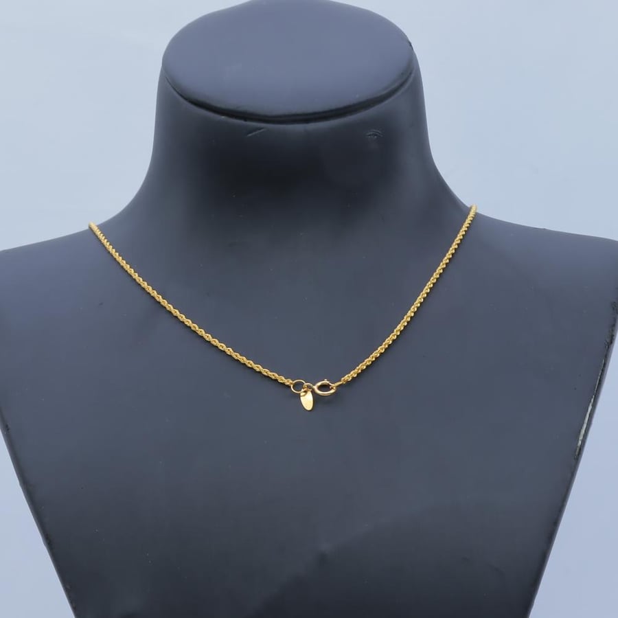 21-karat gold rosary weighing 4.2 grams