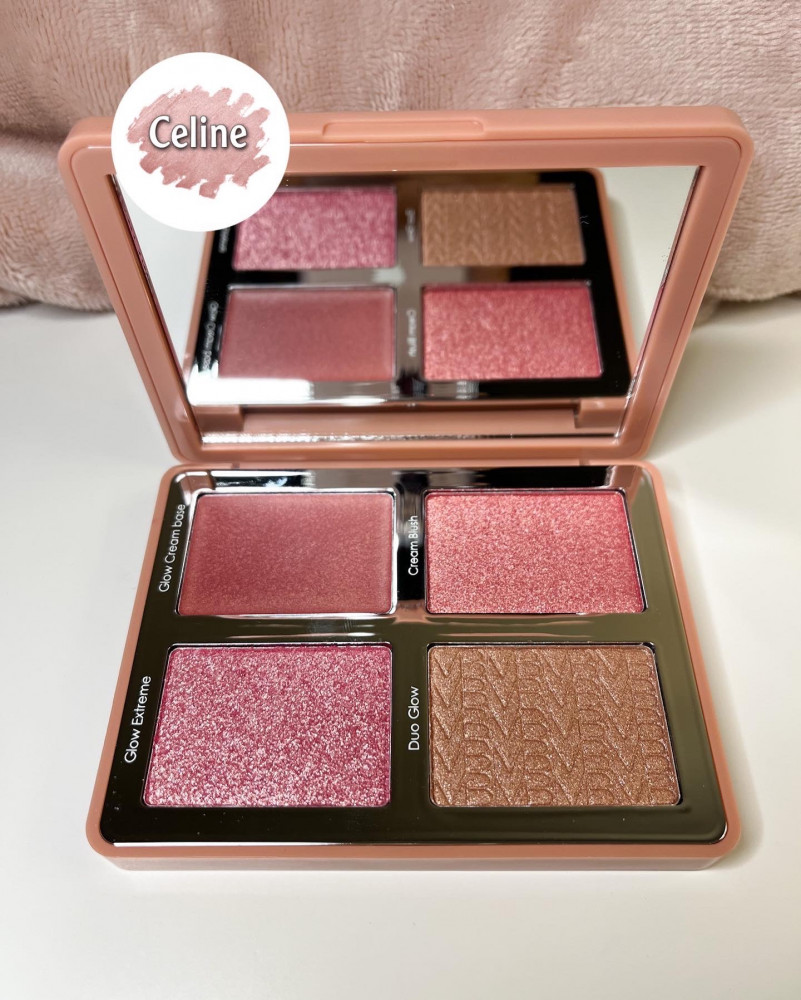 Blush with bright colors