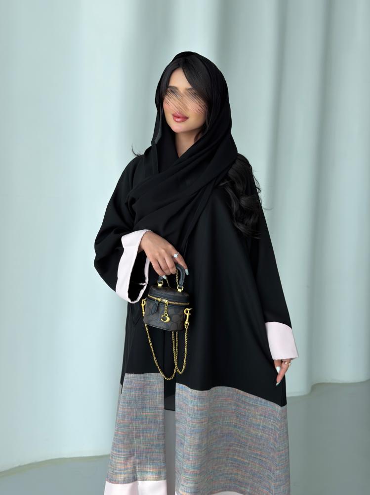 كريب كتان مع لنن مموج كويتي 2