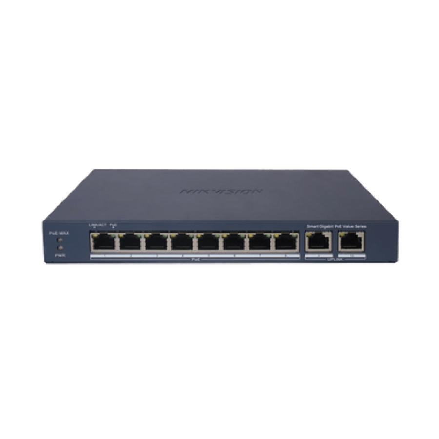 سويتش هيكفيجن 8 Port Gigabit Smart POE Switch