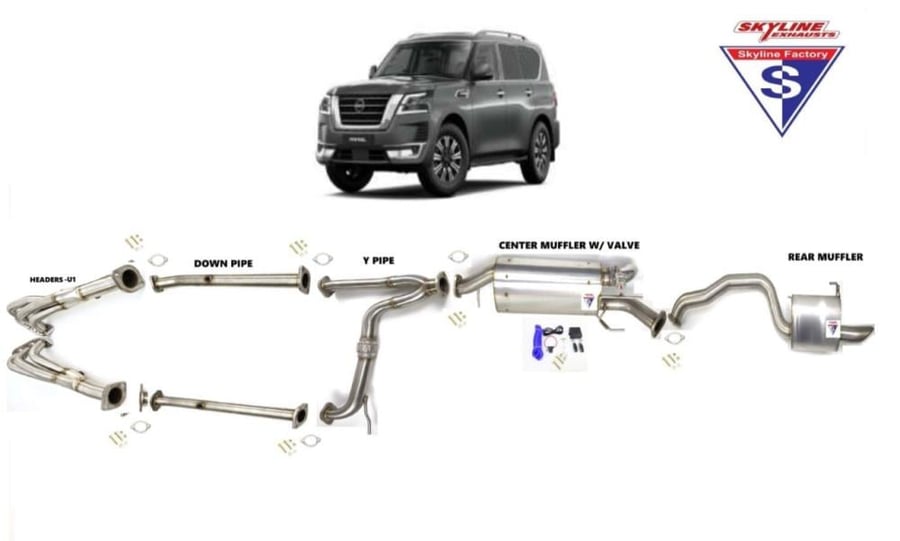 هدرز باترول Y62 ستيل V6