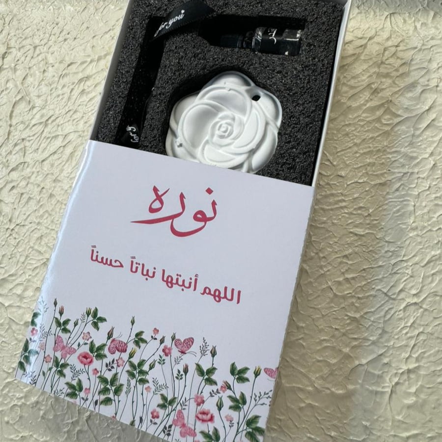 فواحات تعليقة السيارة الحجر المعطر  مع الثيم مجموعة 12 حبه