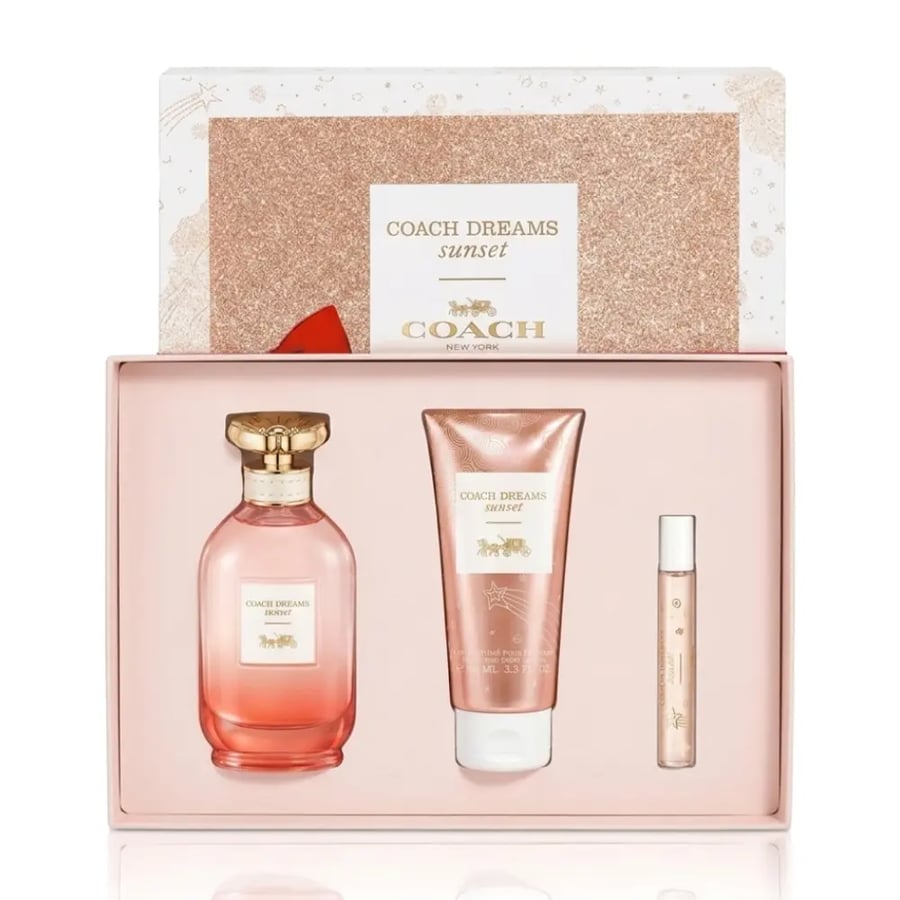 طقم عطر كوتش دريمز سنسيت نسائي او دو بارفيوم 90 مل داخل علبته التقديمي