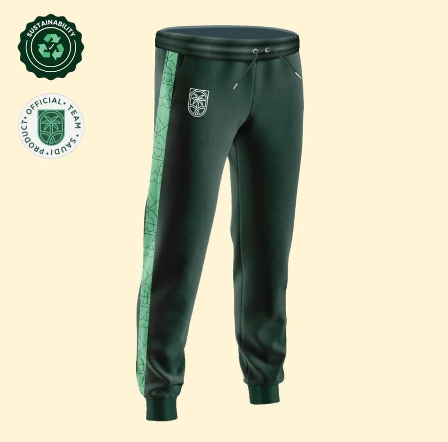Unisex Discipline Green Sweatpants - Signature Collection