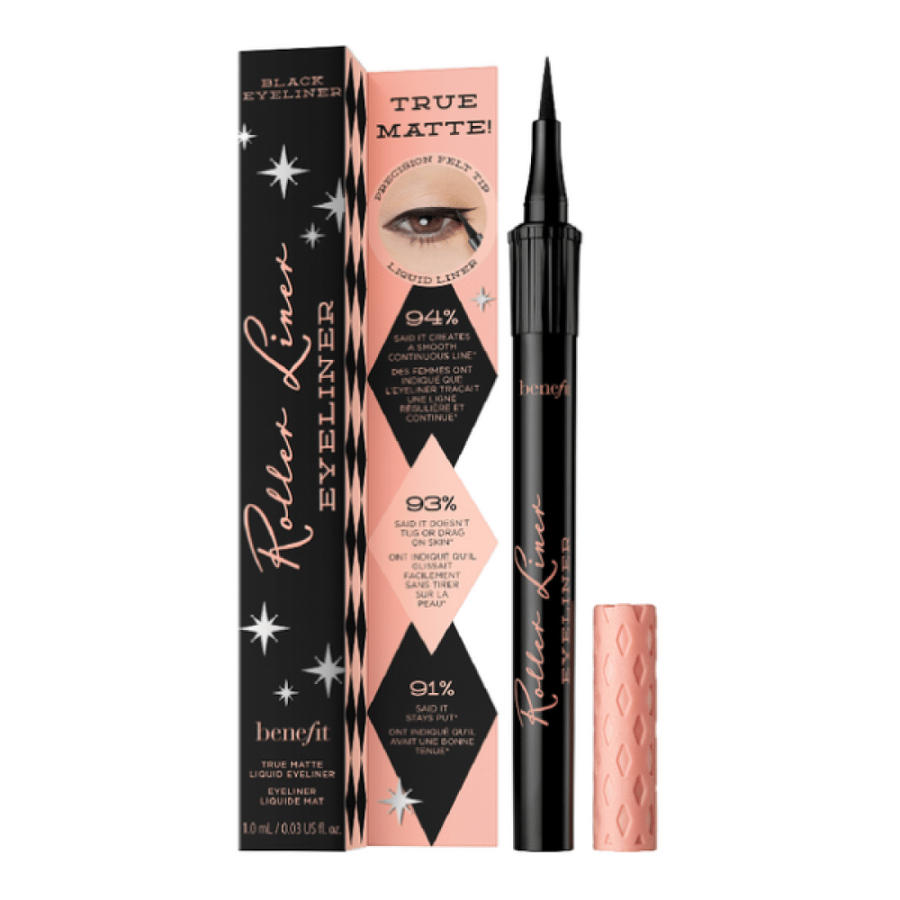 بنفت Roller Liner آيلاينر سائل مطفي مقاوم للماء - أسود 1 مل