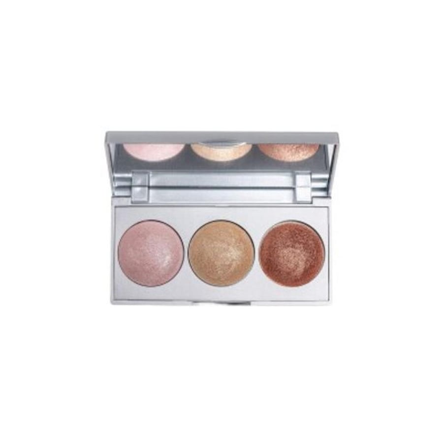 جولدن روز Strobing Highlighter Palette ثلاث درجات