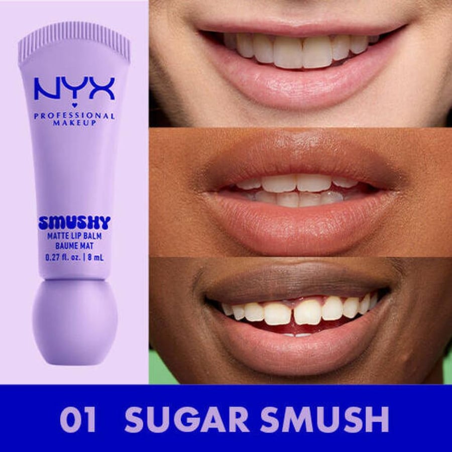 نيكس Smushy Matte Lip Balm مرطب شفاه مطفي - 01 Sugar Smush - 8 مل
