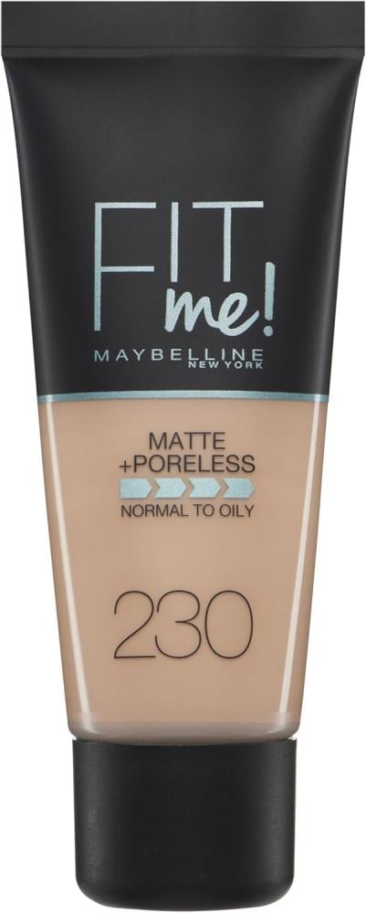 Maybelline Fit Me Matte and Poreless Foundation from Natural Buff, shade 230, 30 ml