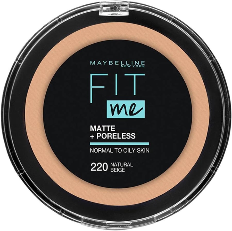Maybelline New York Fit Me Matte and Poreless Foundation, Beige color (220 Natural Beige)