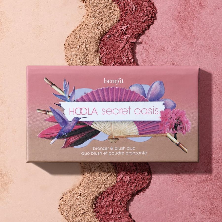 بنفت Hoola Secret Oasis باليت ميني برونزر وبلاشر