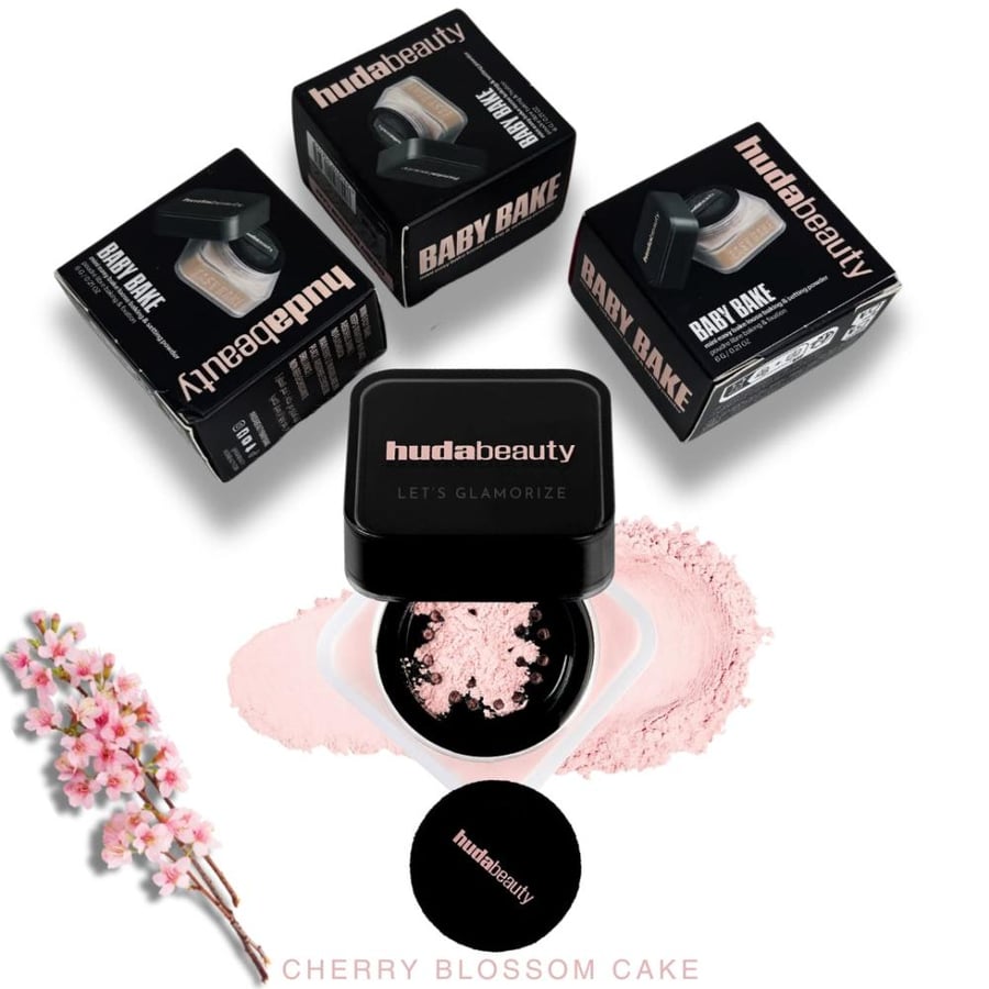 Huda Beauty Baby Bake Cherry Blossom Cake Mini 6g