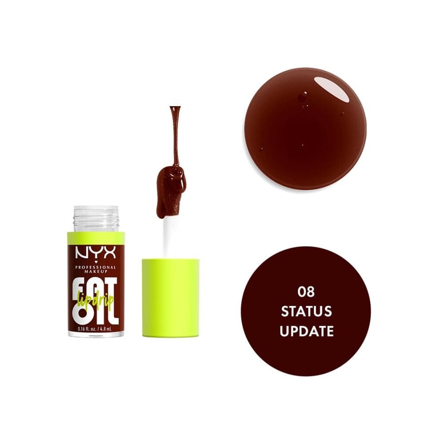نيكس Fat Oil Lip Drip ملمع وزيت شفاه - 08 Status Update - 4.8 مل