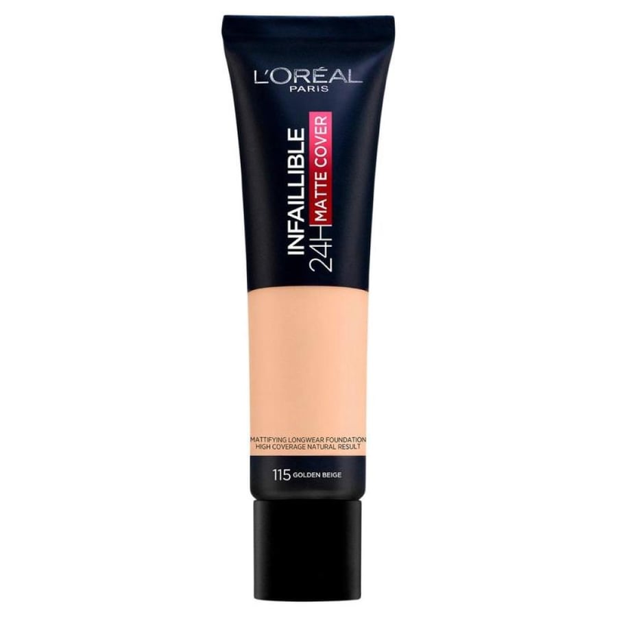 لوريال كريم أساس Infaillible Matte Cover 115 Golden Beige 30 مل
