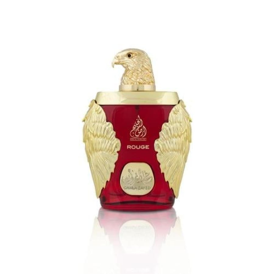 Ghala Zayed Luxury Rouge perfume from the land of the Gulf for both genders or Eau de Parfum 100 ml