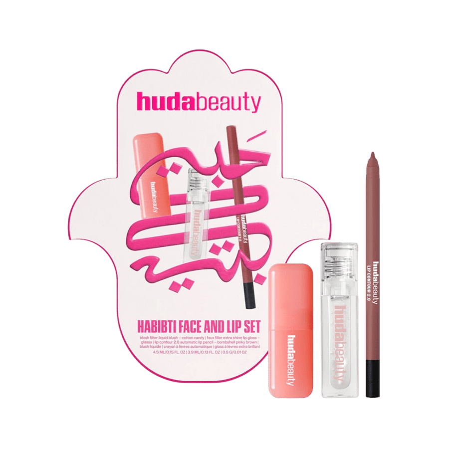 Huda Beauty Habibti Face and Lip Set 2025