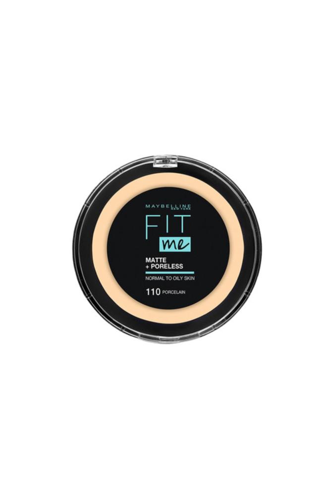 Maybelline New York Fit Me Matte and Poreless pressed face powder - 110, Porcelain