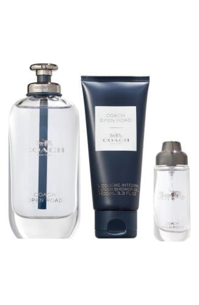 طقم عطر أوبن رود من كوتش للرجال أو دو تواليت 100 مل + أو دو تواليت 15 مل + جل استحمام 100 مل