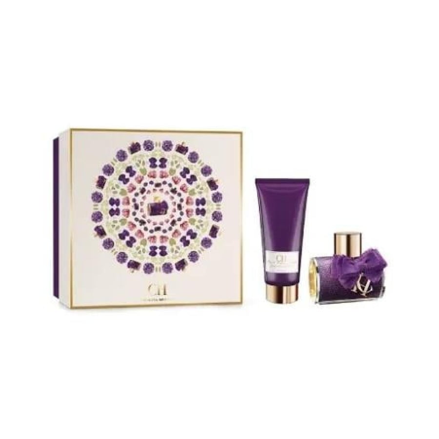 طقم عطر سي إتش من كارولينا هيريرا للنساء أو دو بارفان سوبلايم 80 مل + لوشن للجسم سوبلايم 200 مل