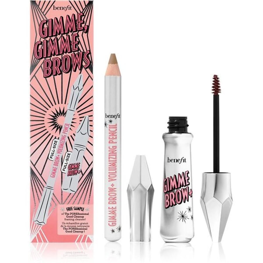 بنفت Gimme Gimme Brows مجموعة جل وقلم حواجب درجة 4 Warm Deep Brown