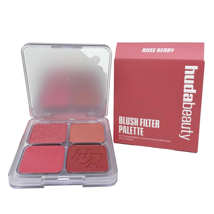 Huda Beauty Rose Berry Blush Filter Palette 6294018408628