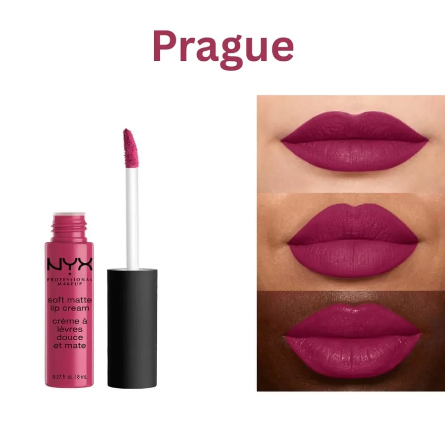 نيكس Soft Matte Lip Cream أحمر شفاه سائل مطفي - 18 Prague