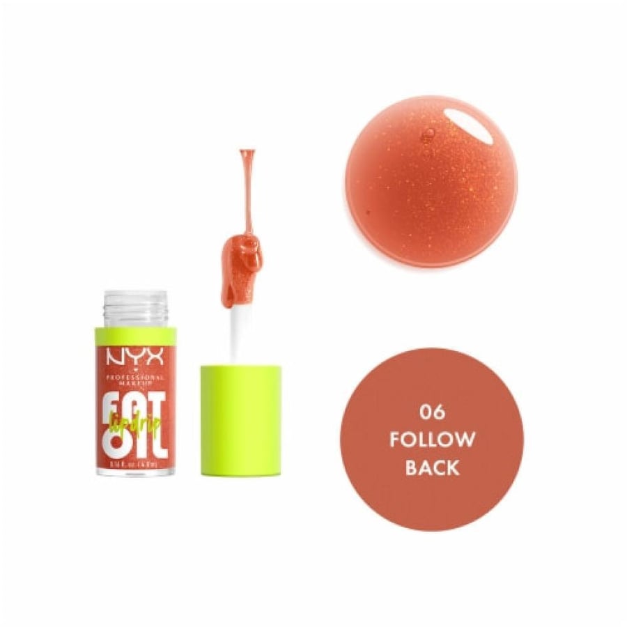 نيكس Fat Oil Lip Drip ملمع وزيت شفاه - 06 Follow Back - 4.8 مل