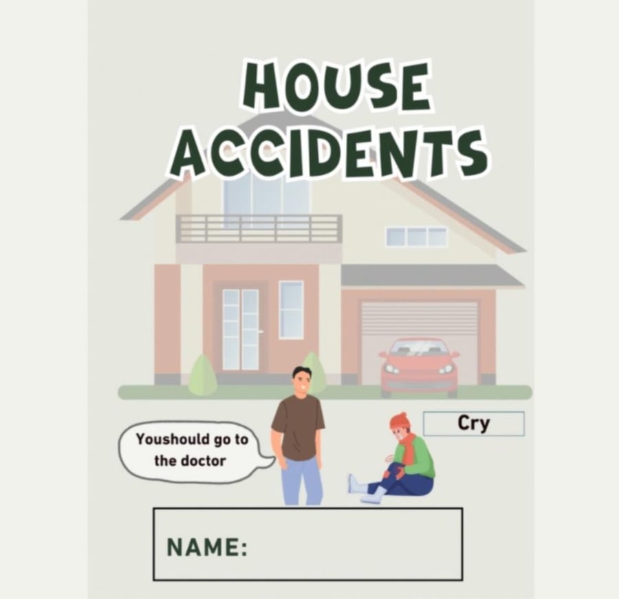 مطوية لغة إنجليزية ( House Accidents)