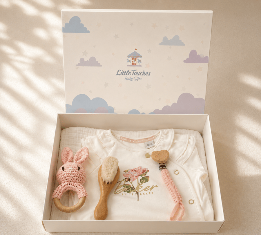 هدية مولودة Ted baker ابيض