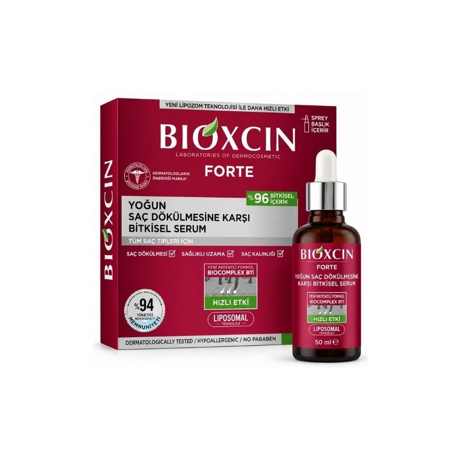 بيوكسين BIOXCIN فورتي سيروم مكثف ضد تساقط الشعر 50 مل