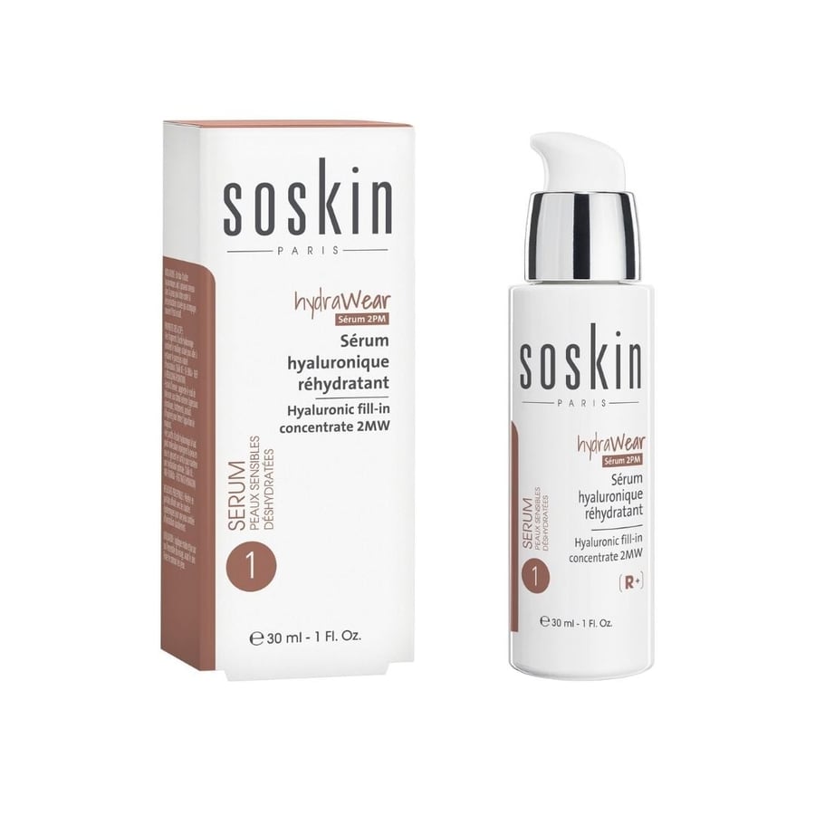 سوسكين SOSKIN هيدراوير سيروم بحمض الهيالورونيك للترطيب العميق وامتلاء