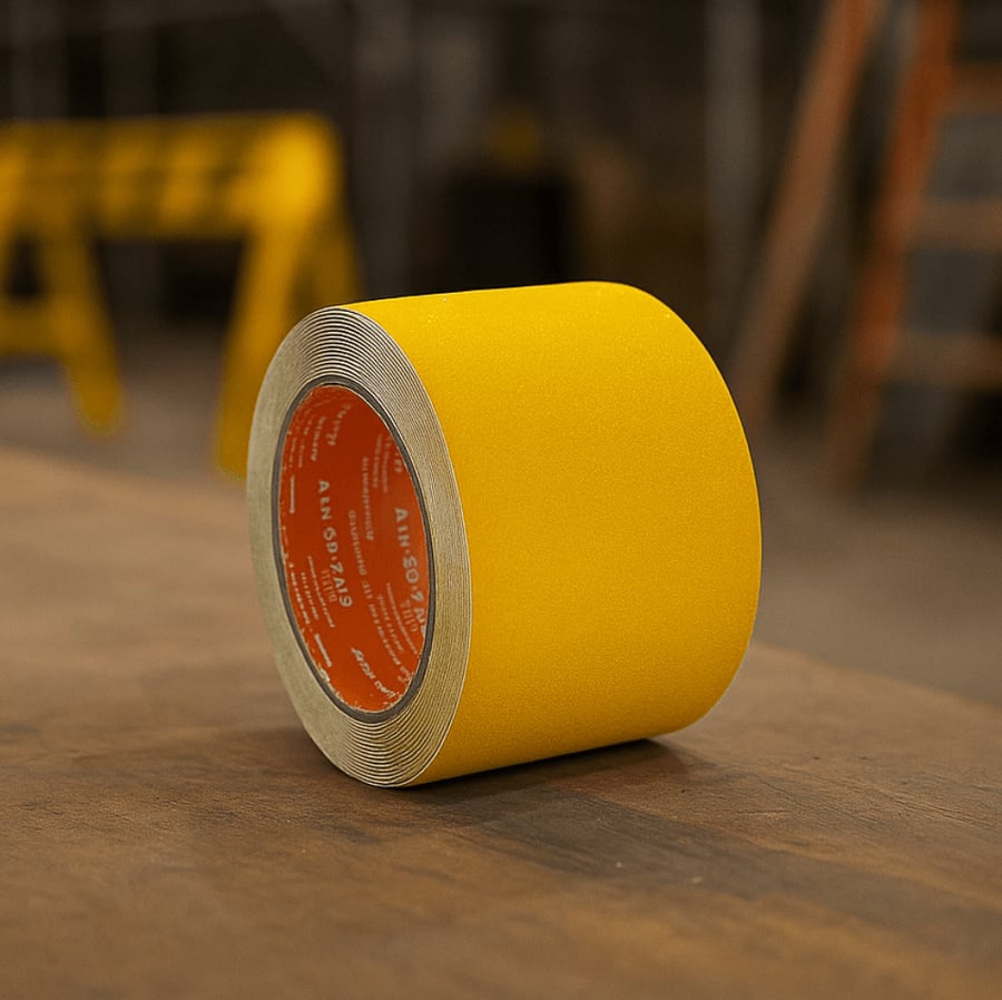 مانع انزلاق لاصق Anti Slip Tape أصفر 7.5 سم - 5 متر