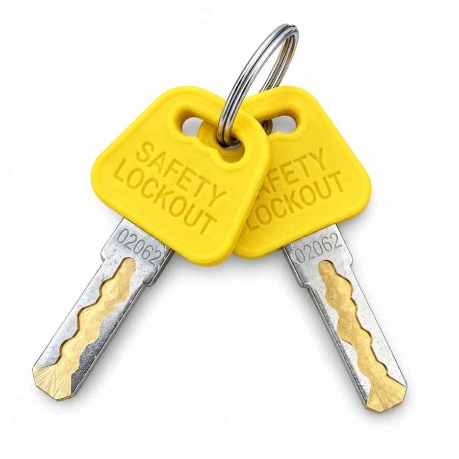قفل أمان - Safety Padlock ماركة LOTO مونستر لوك بحلقة فولاذ قصيرة 38 م