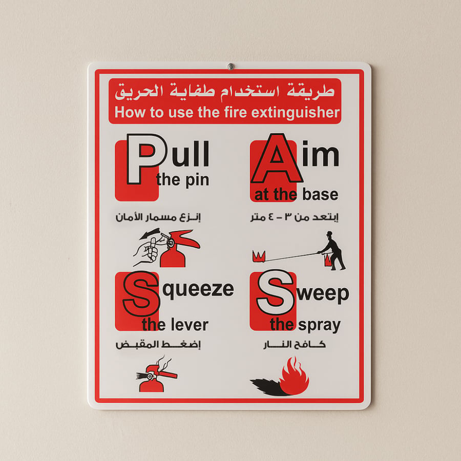 طريقة استخدام الطفاية